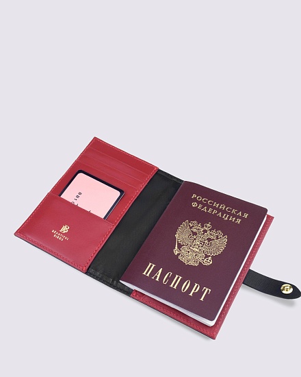 Обложка на паспорт BLACKRED