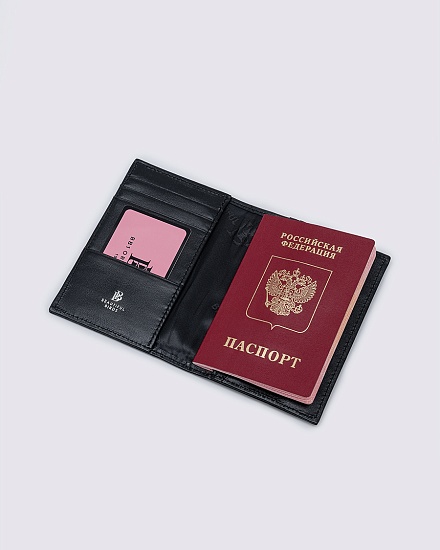 Обложка на паспорт BLACK
