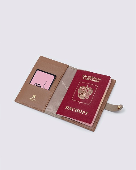 Обложка на паспорт CAPPUCCINORAISIN