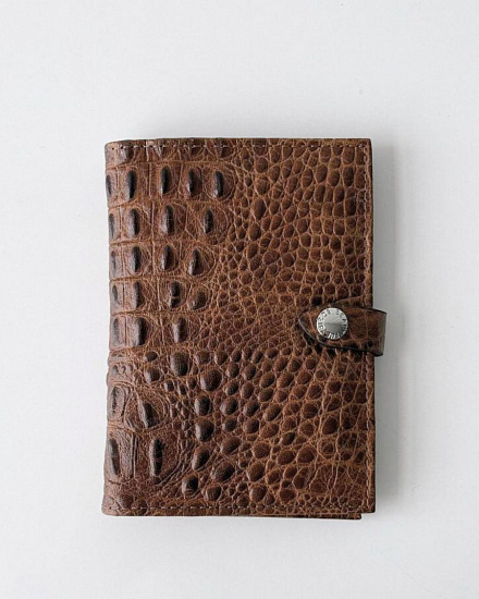 Обложка на паспорт BrownCroc