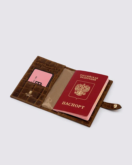 Обложка на паспорт BROWN